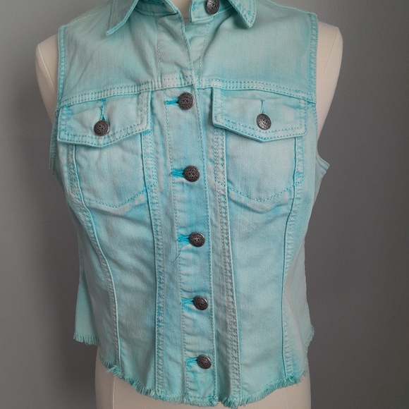 Silver Jeans Jackets & Blazers - Silver Jeans Co. Demin button up Vest